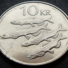 Moneda 10 COROANE - ISLANDA, anul 1996 * cod 3468