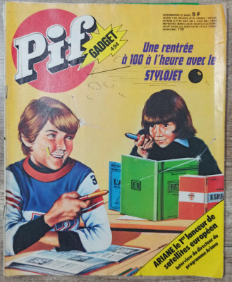Pif Gadget// no. 1732, septembre 1978, lipsa gadget foto