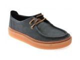 Cumpara ieftin Mocasini CLARKS bleumarin, CLARKWOOD MOC, din piele intoarsa