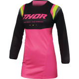 Tricou dame cross/enduro/atv Thor Rev, gri/roz, marime L