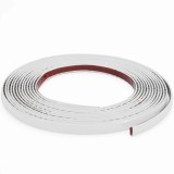 Rola banda alb-gri premium autoadeziva pentru decor, auto 5m x 25mm