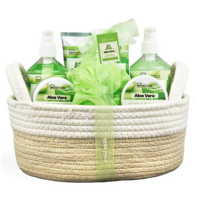 Set 7 produse cosmetice pentru baie cu aloe vera Complete Bath IDC Institute 42131, 830 ml foto