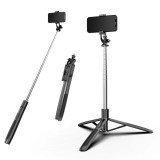 Selfie stick cu trepied si telecomanda Asteroid GSM Q05, 158cm