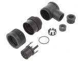 Mufă Mamă Circulară 13-Pin 250V 6A pentru Lipire