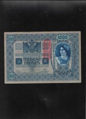 Austria Austro Ungaria 1919 (1902) 1000 1.000 coroane kronen seria60595
