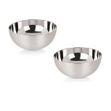 Set 2 boluri mici din INOX 11.5cm Grunberg IGR002