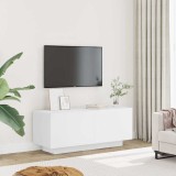 VidaXL Comodă TV, alb, 100x35x40 cm, PAL
