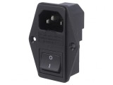 Conector Alimentare AC Soclu Tată 10A 250V