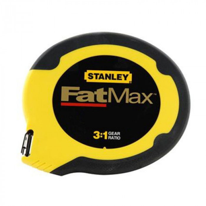 Ruleta lunga cu banda metalica Stanley Fatmax, 30 m