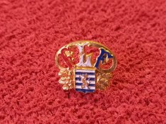Insigna (model vechi) fotbal - Federatia de Fotbal din LUXEMBURG