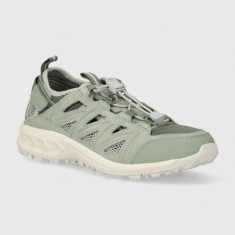 Jack Wolfskin pantofi Woodland 2 Hybrid Low femei, culoarea verde