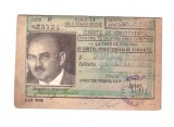 Carte de identitate pentru 12 calatorii simple cu 50% reducere, 1947