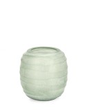 Cumpara ieftin Vaza flori sticla verde Dondra 10x9 cm