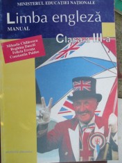 Limba engleza. Manual clasa a 3-a