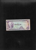 Rar! Jamaica 1 dollar 1970(76) seria828088