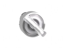 Comutator Rotativ 22mm cu LED Alb IP66