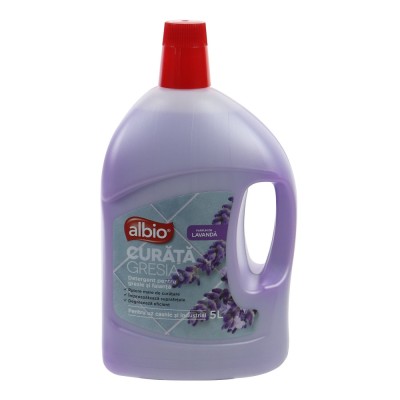 Detergent gresie si faianta Albio Lavanda, 5L foto