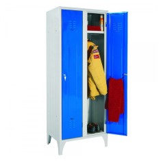 VESTIAR METALIC CU PICIOARE SI 2 USI COLOR 111/02, 700x350x1800 mm (LxlxH), Italia