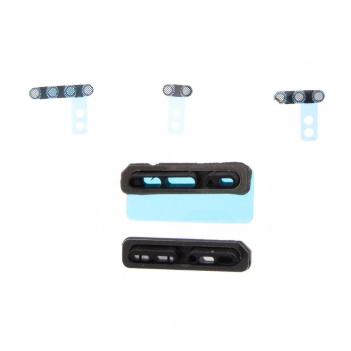 iPhone X, Charge Flex Anti-dust Mesh with Adhesive, 5 Pcs Set, Negru