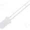 Dioda LED 5mm, alb rece, plat, 2.7...3.4V, OPTOSUPPLY - OSWWD25TK2A
