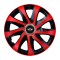 Set 4 capace roti Drift extra red R15 pentru gama Mini Cooper
