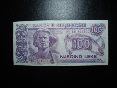 ALBANIA 100 LEKE 1994 EXCELENTA foto