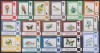 Timbre Gibraltar Flora Fauna 1977, Serie Completa Nestampilata, 16 valori