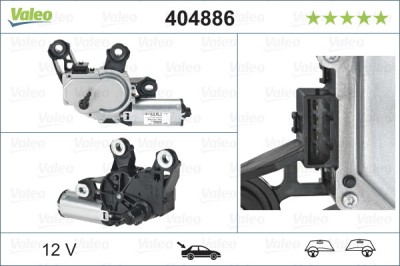 VALEO 404886 ORIGINAL PART motor stergator foto