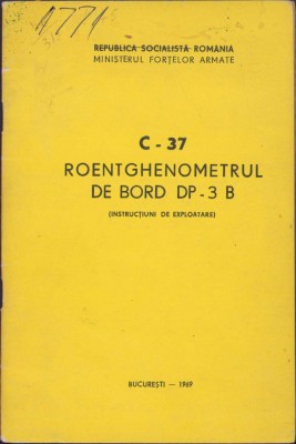 HST C422 Roentghenometrul de bord DP-3 B 1969 foto