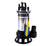 Cumpara ieftin Pompa inox apa murdara cu plutitor, SWP-750-50F, 3 KW, 416 l/min, Inaltime Refulare-20m, Bobinaj Cupru, Micul Fermier