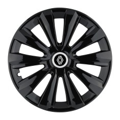 Set 4 Capace Roti Autohelix MSA&reg; potrivite jantelor de 16 inch, pentru Renault Nou model Delta Black