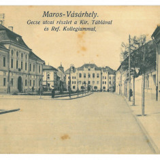 1089 - TARGU MURES, Market, Romania - old postcard - unused