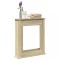 Gossi masca de semineu, stejar sonoma, 75x20x87,5 cm, lemn prelucrat