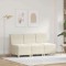 Unitate Sofa Modulară Fără Brațe 3 pcs Crem 55 x 74 x 82 cm