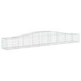 Cumpara ieftin Cos gabion arcuit 400x50x40/60 cm fier galvanizat