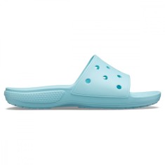 Papuci Crocs Classic Crocs Slide Albastru deschis - Ice Blue foto