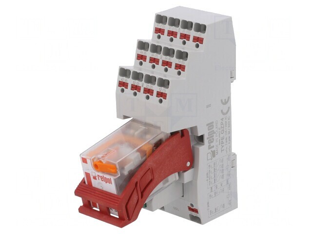 Releu intermediar DPDT 230VAC 12A