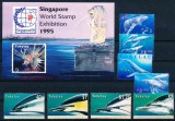 TOKELAU--PESTI-VIATA MARINA-BLOC SI 2 SERII DE CATE 4 TIMBRE CONFORM IMAGINII MNH