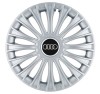 Set 4 Capace Roti, potrivite jantelor de R14, pentru Audi, model dino cromat, Autohelix MSA