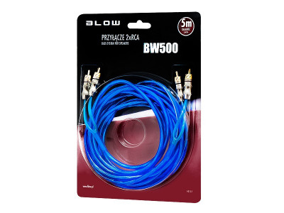 Cablu audio Blow, 2xRCA-2xRCA, 5m foto