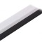 Profil aluminiu negru 1m pentru module LED LINEA20
