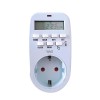 Priza programabila digitala Well TIMER-DIG-01-WL, 16A, interior