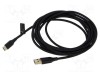 Cablu USB 2.0 VENTION A la C aurit 3m negru textil