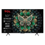 Televizor Mini Led TCL 50C61K, 4K, 50'' (126 cm), Clasa E