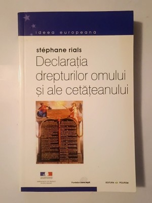 Stephane Rials - Declarația drepturilor omului și ale cetățeanului (2002) foto