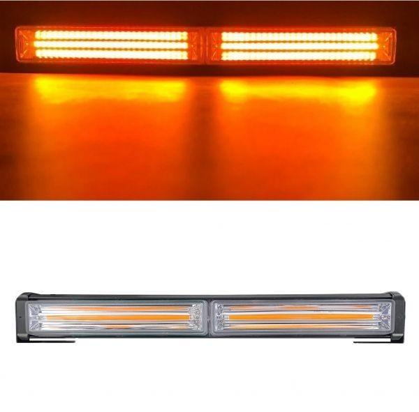 40W COB LED BAR Urgenta,Lumina de avertizare intermitent, camion chihlimbar stivuitor auto 12 / 30V