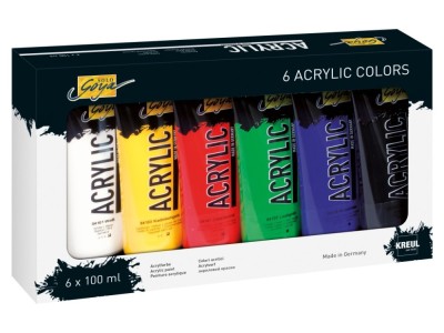 Vopsea acrilica Solo Goya 100 ml 6/set foto