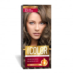 Vopsea Permanenta de Par Aroma Color 33, Blond Cenusiu, 90 ml, Vopsea Par, Vopsea Blond Cenusiu, Vopsea Permanenta Blond Cenusiu, Vopsea Par Blond Cen foto