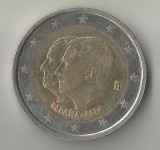 Spania, 2 euro comemorativ, 2014, circ., Europa