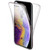 Husa silicon 360 compatibila cu iPhone X / iPhone XS Fata Spate Transparent